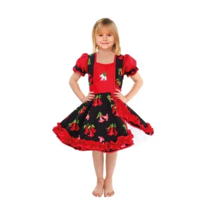 Vestido Huasa Chinita Copihue