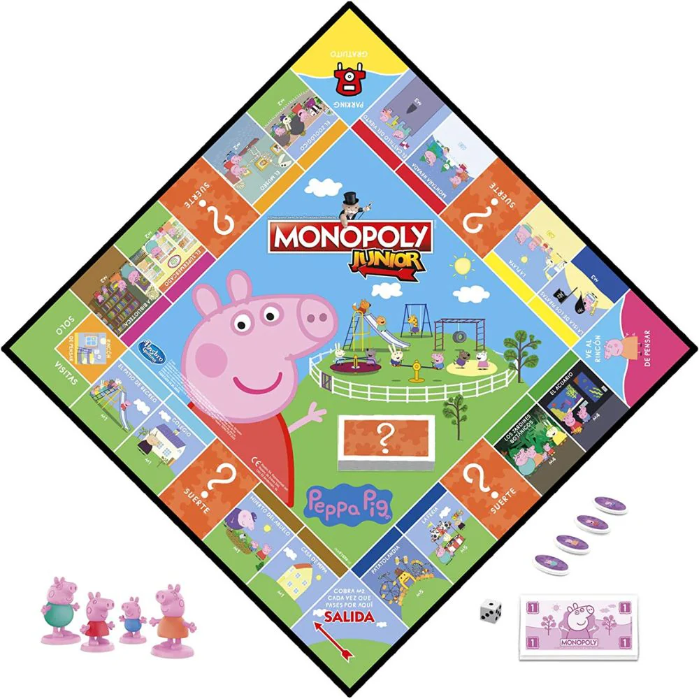 Juego Monopoly Junior Peppa Pig